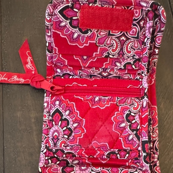 Vera Bradley Red and Pink Wallet - Picture 5 of 8